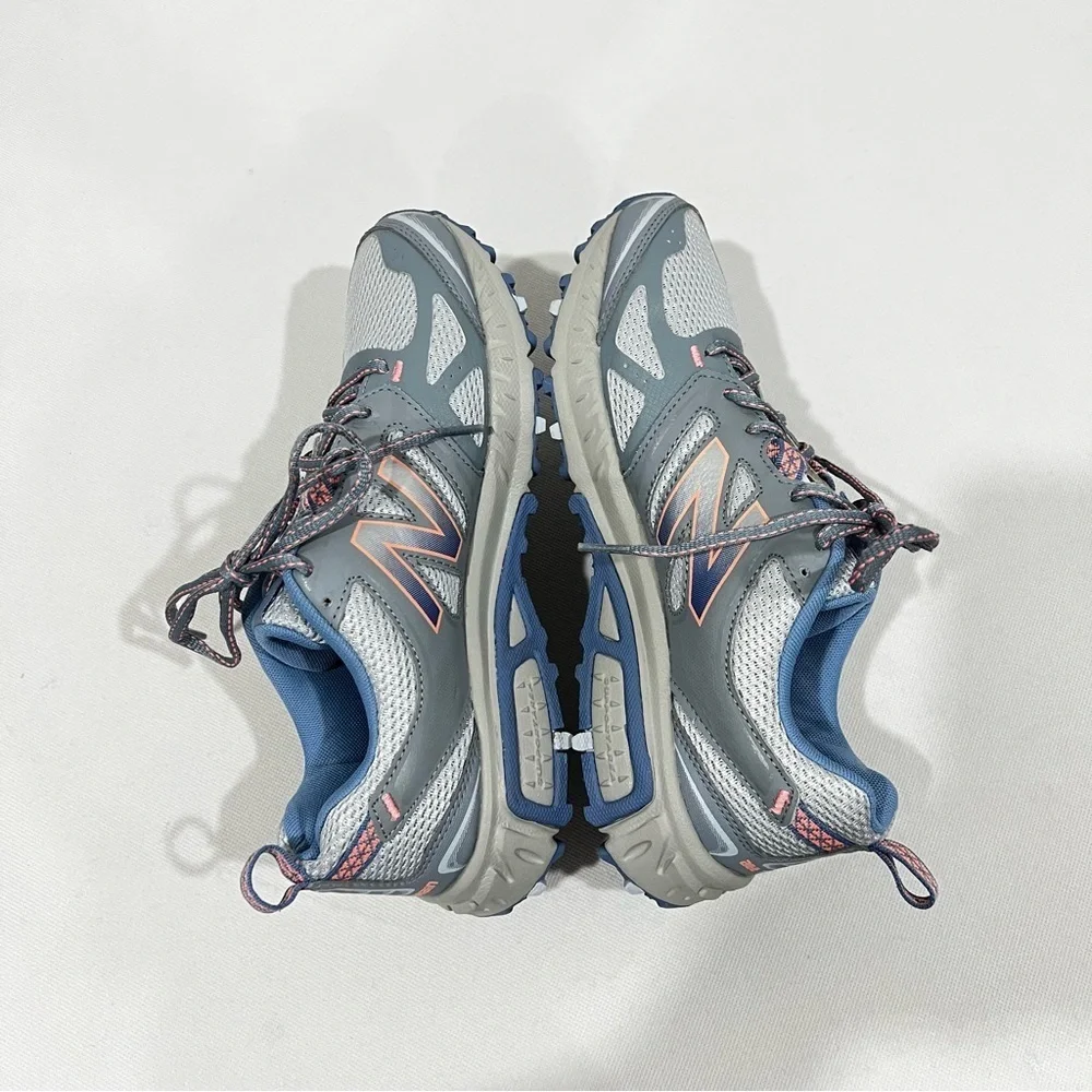 New Balance Unisex W,9 M, 7.5 Grey Blue Trail Running Sneaker Shoes All Terrain